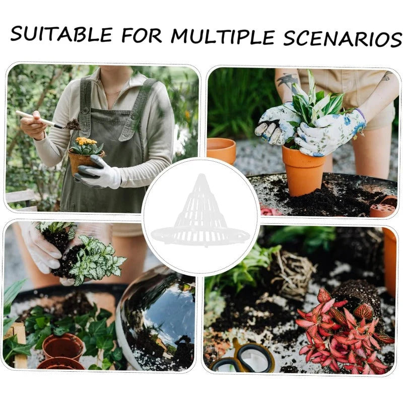 Plant Pot Drainage Mesh Soil Retention Reusable
