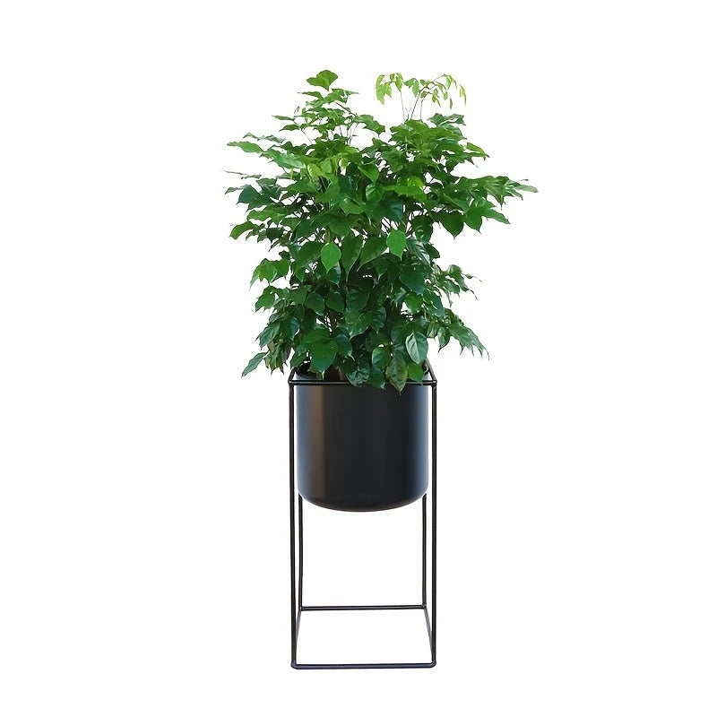 Plant Stand Powder-Coated Steel Open Frame & Non-Marking Feet