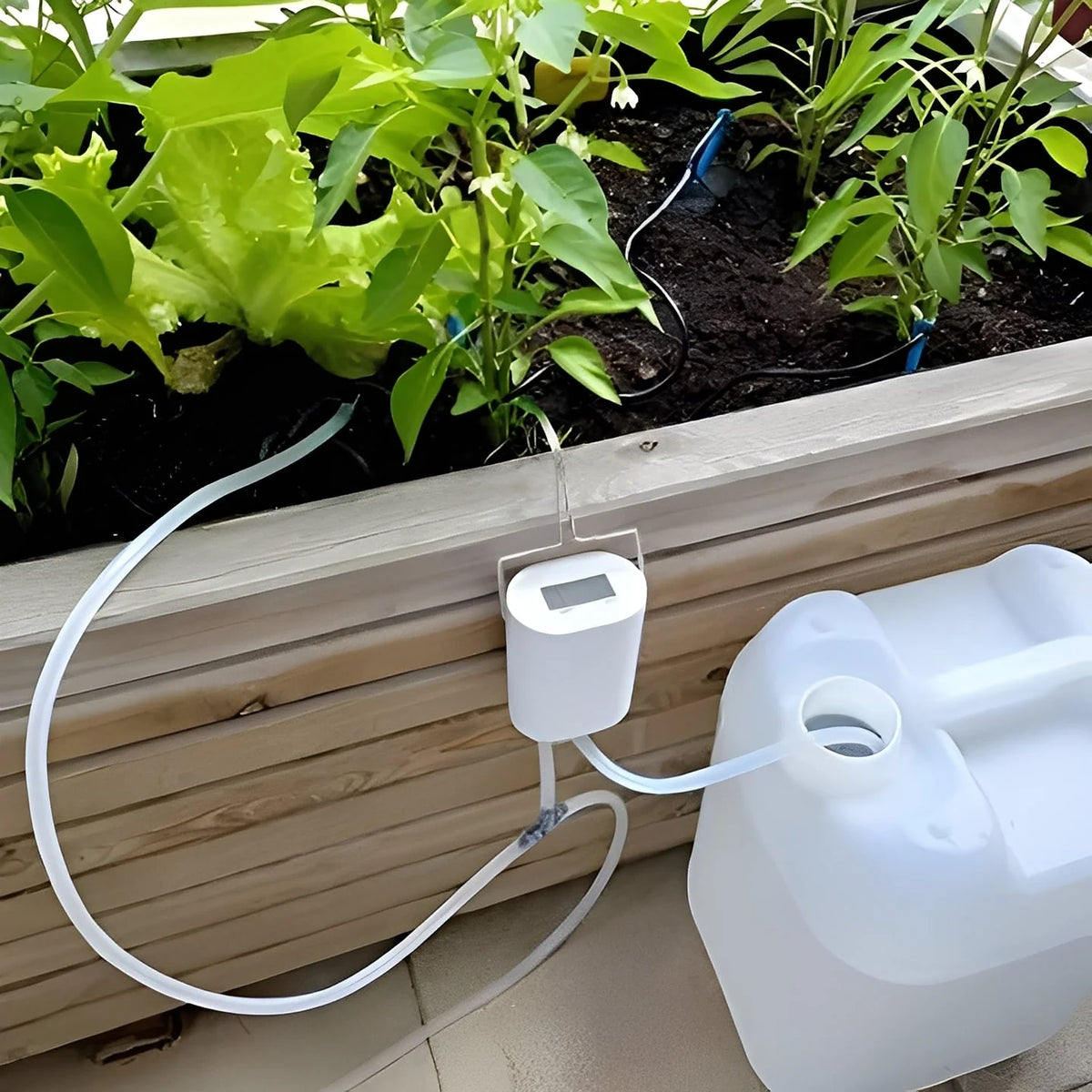 Plant Watering Controller Programmable LCD Rechargeable Battery Multi-Pot