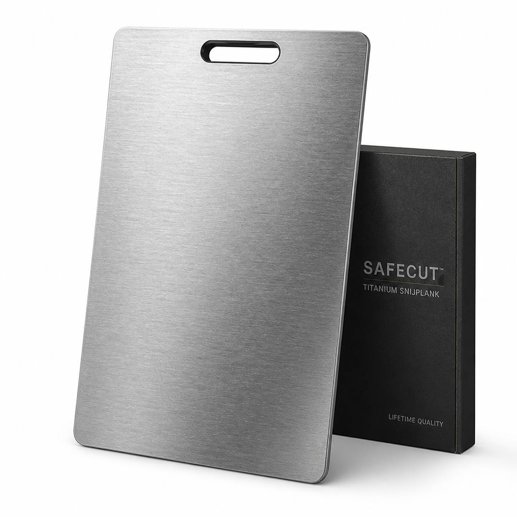 Plastic-Free Titanium Dishwasher-Safe Cutting Board