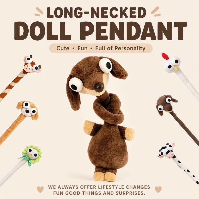 Plush Animal Bag Charm Bendable Poseable Soft Plush