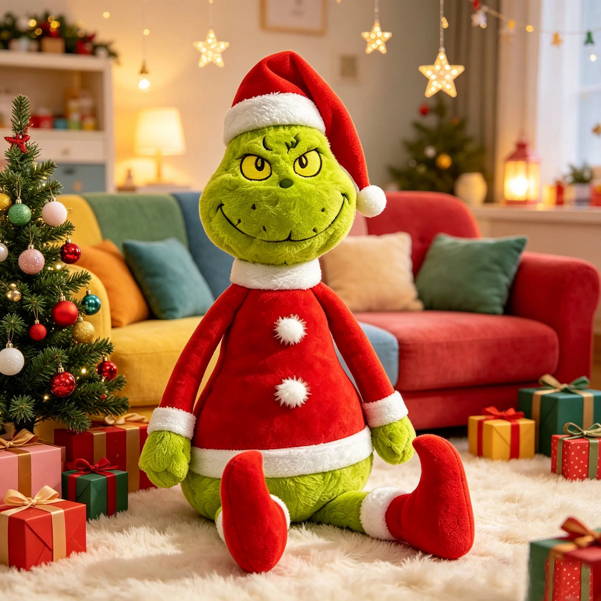 Plush Christmas Figure Machine-Washable Soft & Cuddly