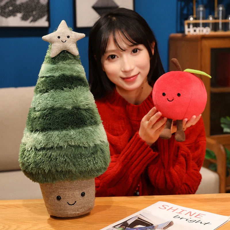 Plush Christmas Figure Soft Festive Decoration
