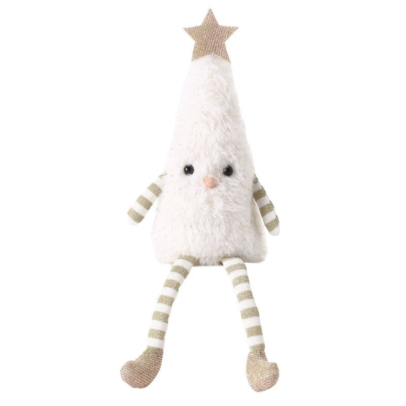 Plush Christmas Tree Tabletop 12 Inch Star Topper