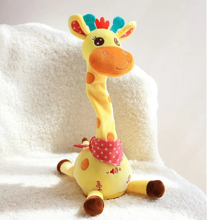 Plush Giraffe USB Rechargeable Music & Voice Mimic