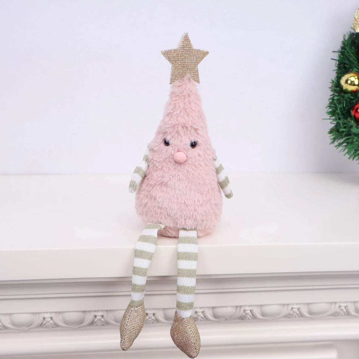 Plush Pastry Figurine Icing Detail & Berry Applique