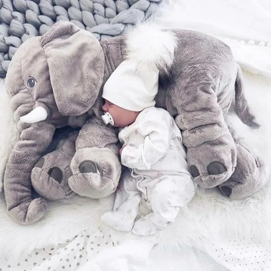 Plush Pillow Elephant Shape Ultra-Soft Reinforced Seams