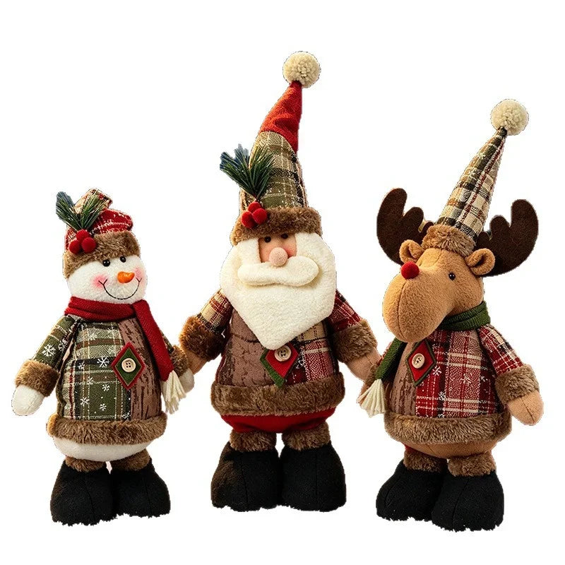 Plush Reindeer Decoration Soft Plush Child Safe Filling