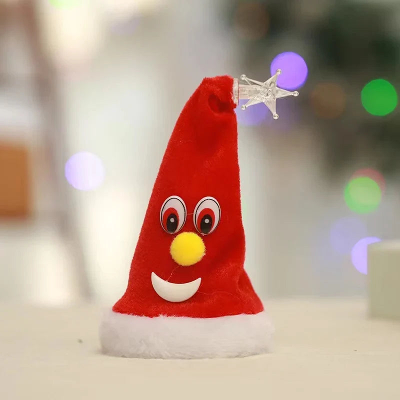 Plush Santa Figure Soft Durable Fabric Battery-Free Jingle Bells
