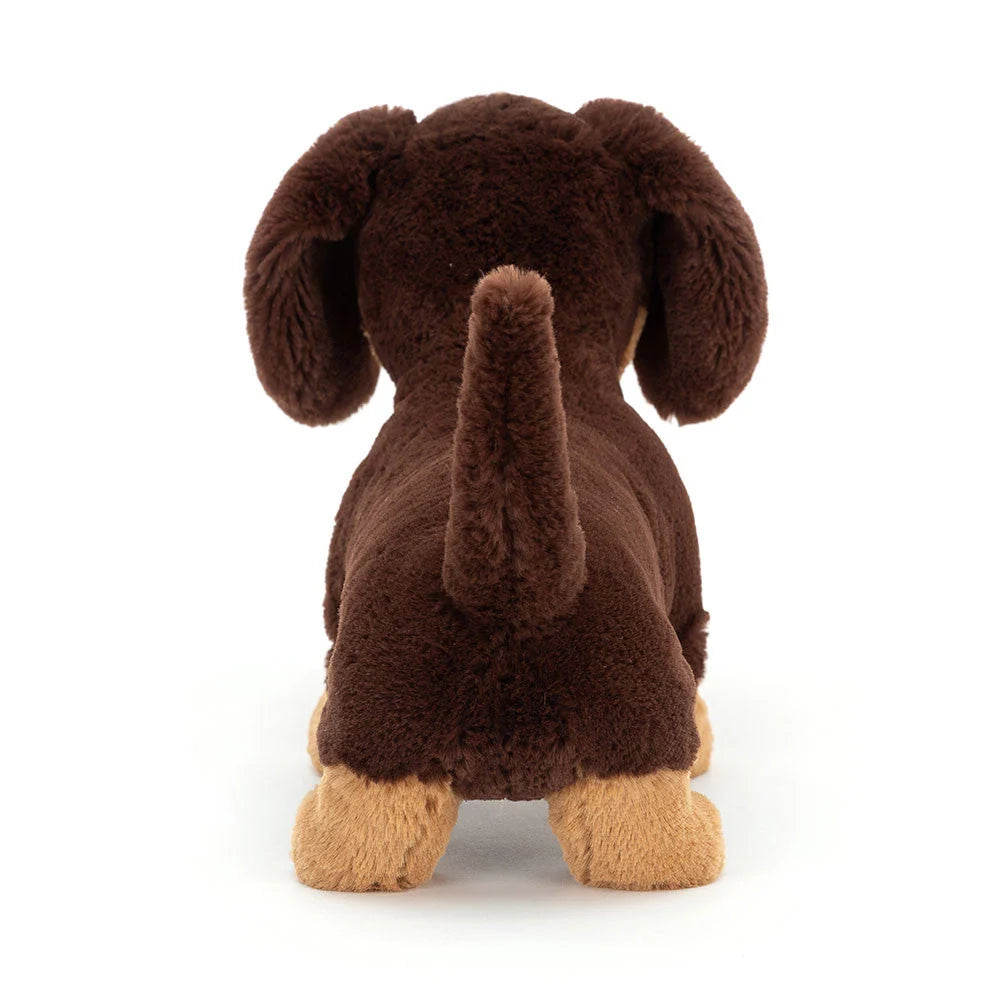 Plush Toy Sausage Dog 7.48-Inch Sitting Height