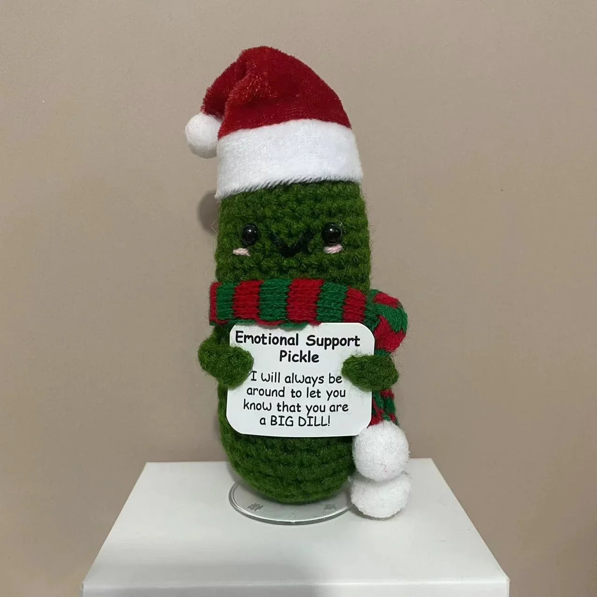 Plush Toy Soft Cuddly Santa Hat & Scarf