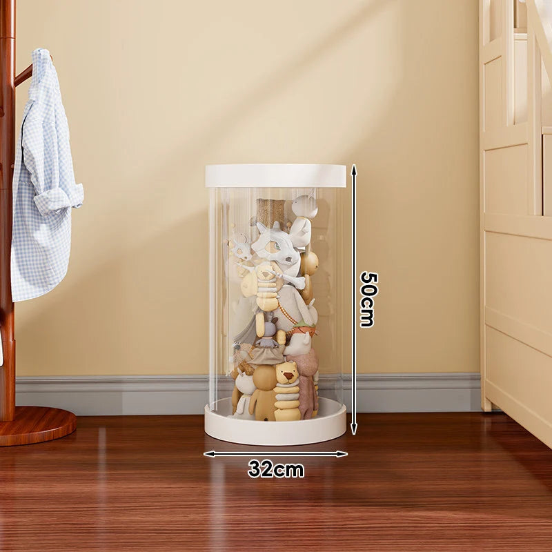 Plush Toy Storage Organizer Clear Vertical Space-Saving Design