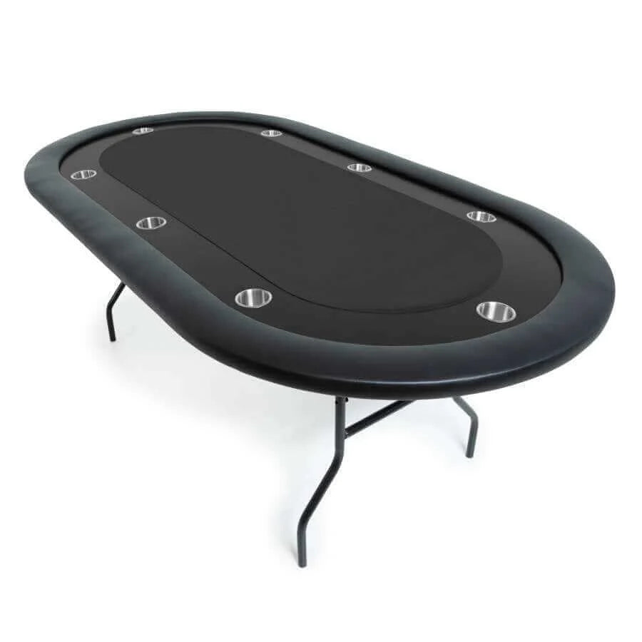 Poker Table 8-Player Folding Heavy-Duty Legs