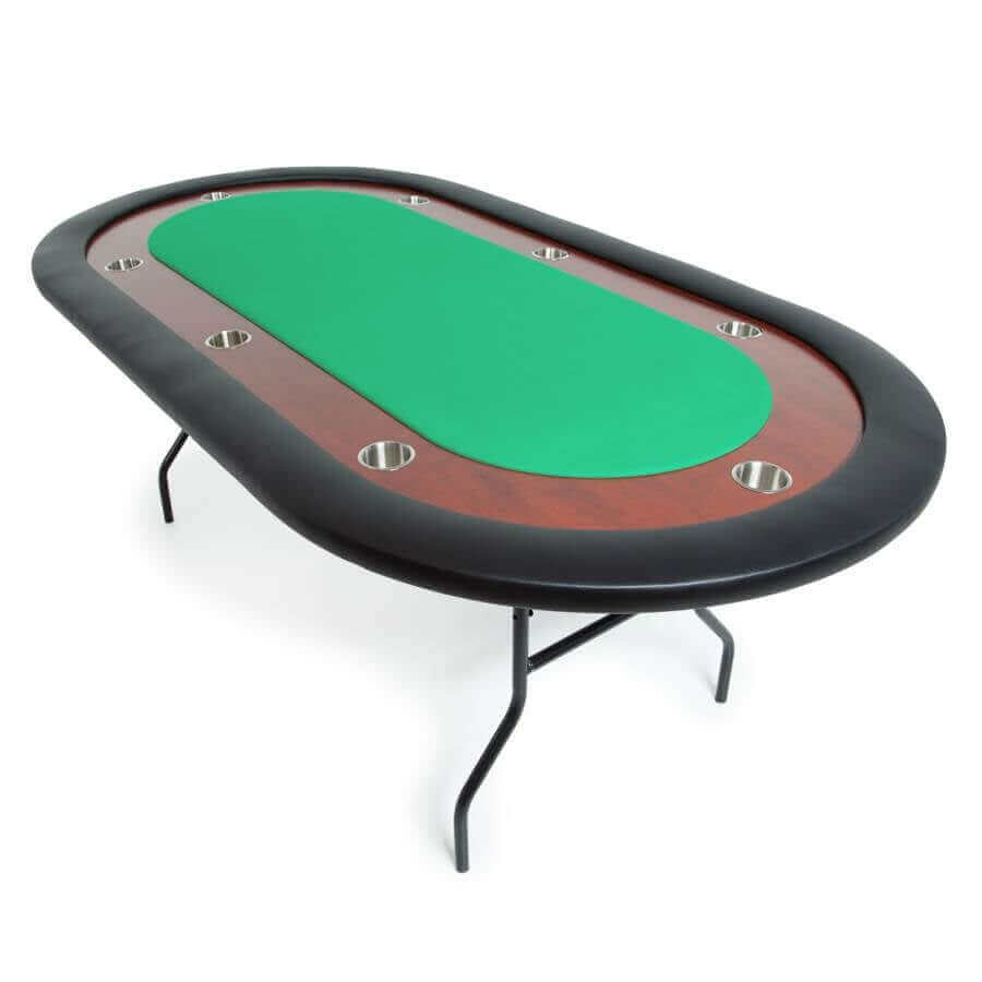 Poker Table 8-Player Folding Heavy-Duty Legs