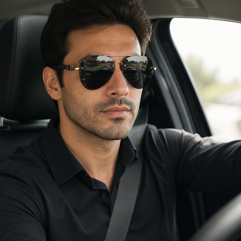 Polarized UV400 & Anti-Reflective Aviator Sunglasses