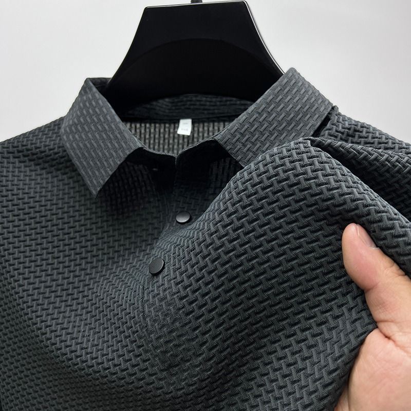Polo Shirt Lightweight Polyester Blend Short Sleeve