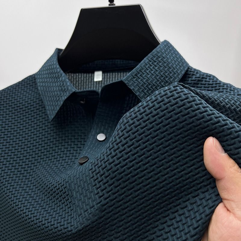 Polo Shirt Lightweight Polyester Blend Short Sleeve
