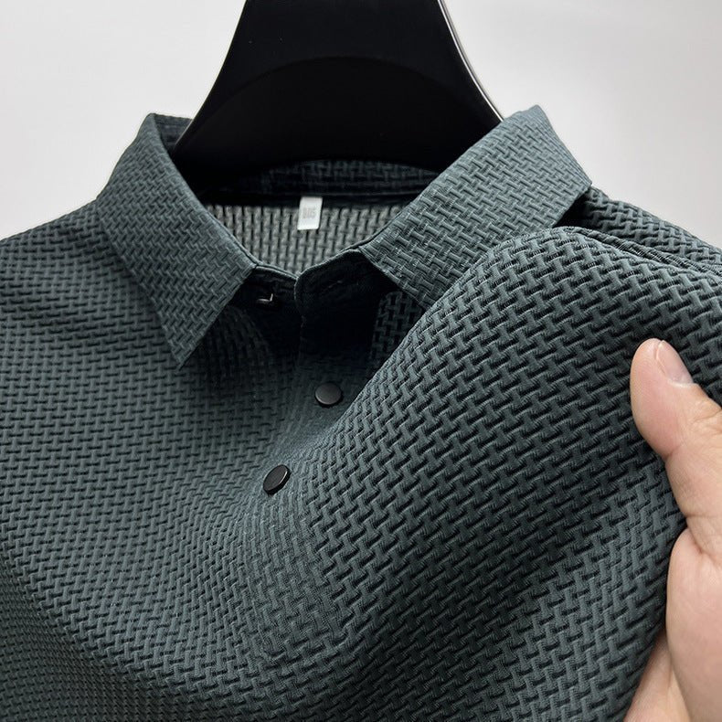 Polo Shirt Lightweight Polyester Blend Short Sleeve