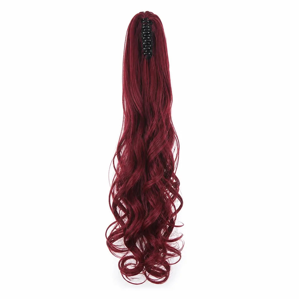 Ponytail Extension Clip-In Synthetic Fiber 22 Inch