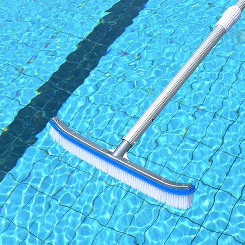Pool Cleaning Brush Sturdy Bristles Ergonomic Handle