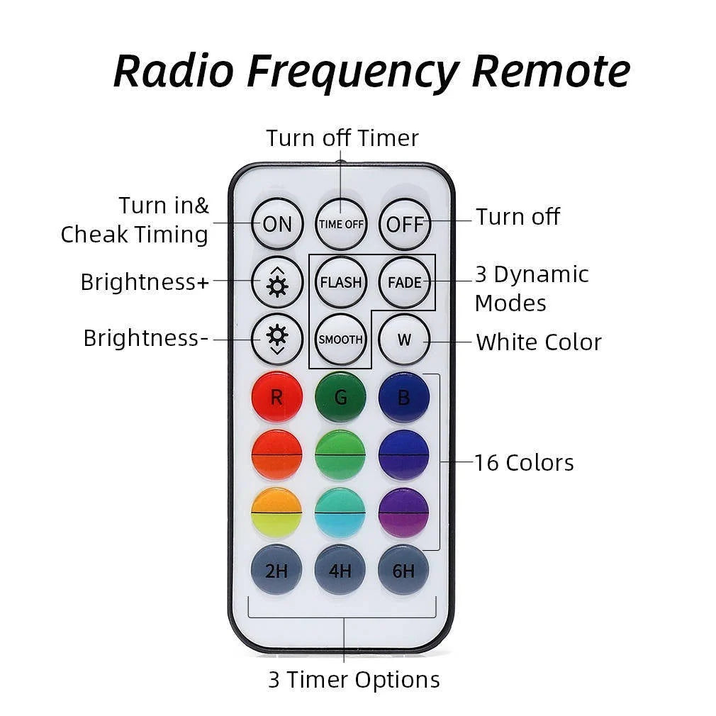 Pool LED Light 16 Colors RF Remote Waterproof