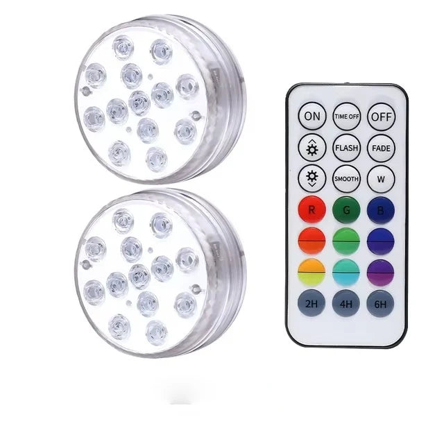 Pool LED Light 16 Colors RF Remote Waterproof