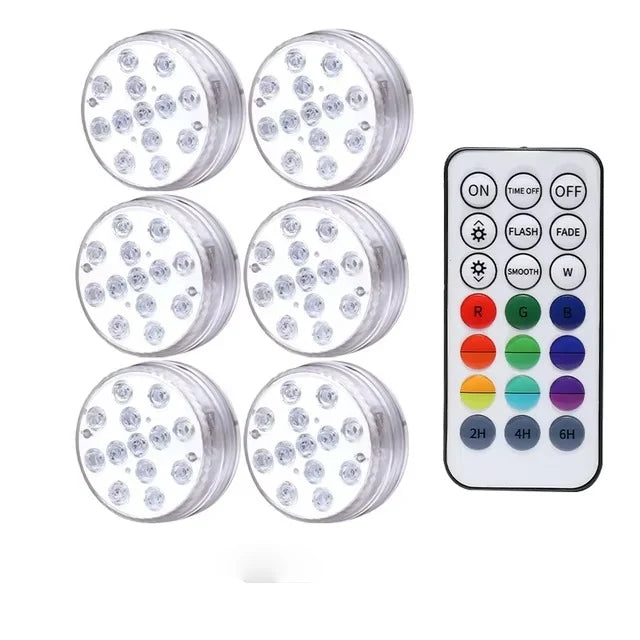 Pool LED Light 16 Colors RF Remote Waterproof