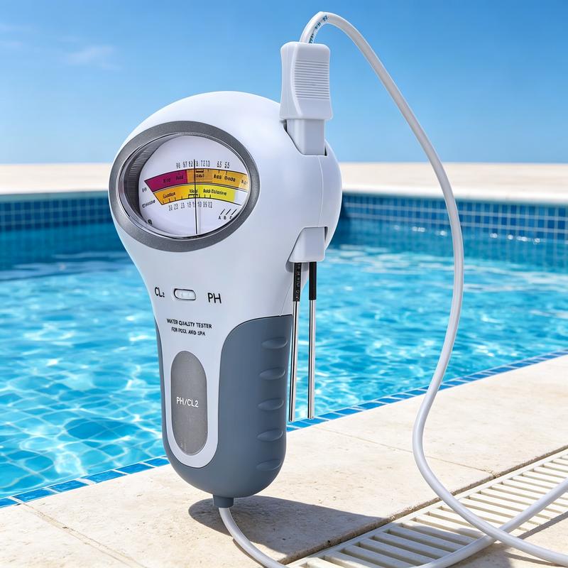 Pool Water Tester pH & Chlorine Analog Dial