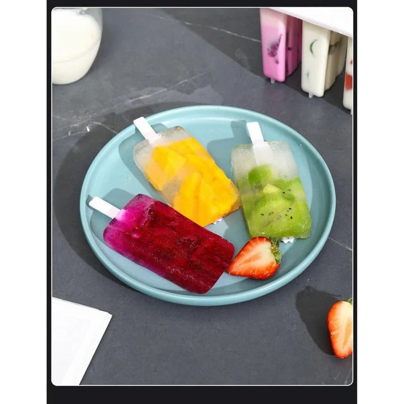 Popsicle Mold BPA-Free 4-Cavity With Lids