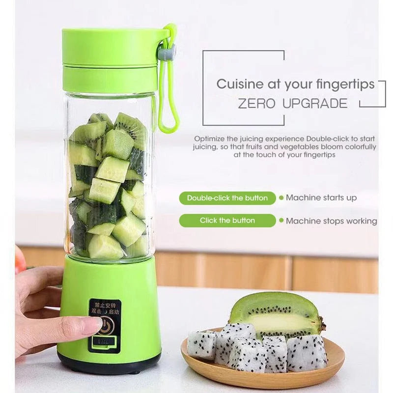 Portable Blender Rechargeable Compact 13.5 Oz