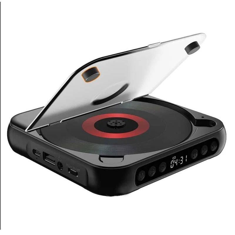 Portable CD Player Bluetooth Hi-Fi Sound 6-Hour Battery