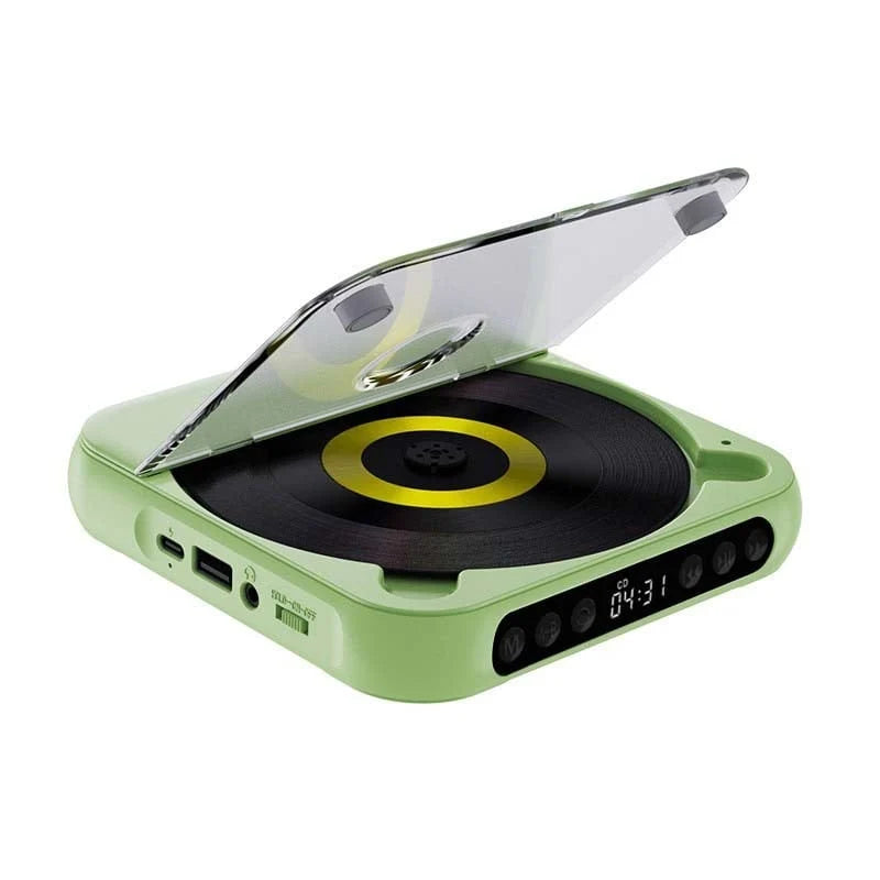 Portable CD Player Bluetooth Hi-Fi Sound 6-Hour Battery