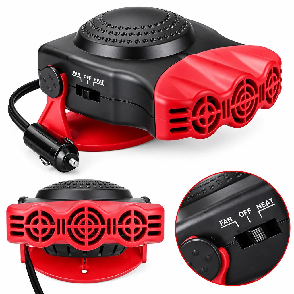 Portable Car Heater 12V Heat & Fan Modes