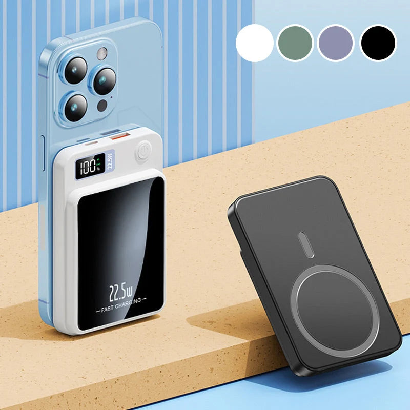 Portable Charger Fast Wired & Qi Wireless Charging