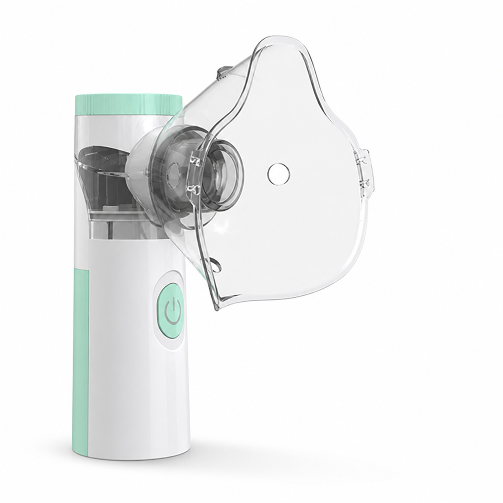 Portable Handheld Adjustable Nebulizer (Dual Mouthpieces)