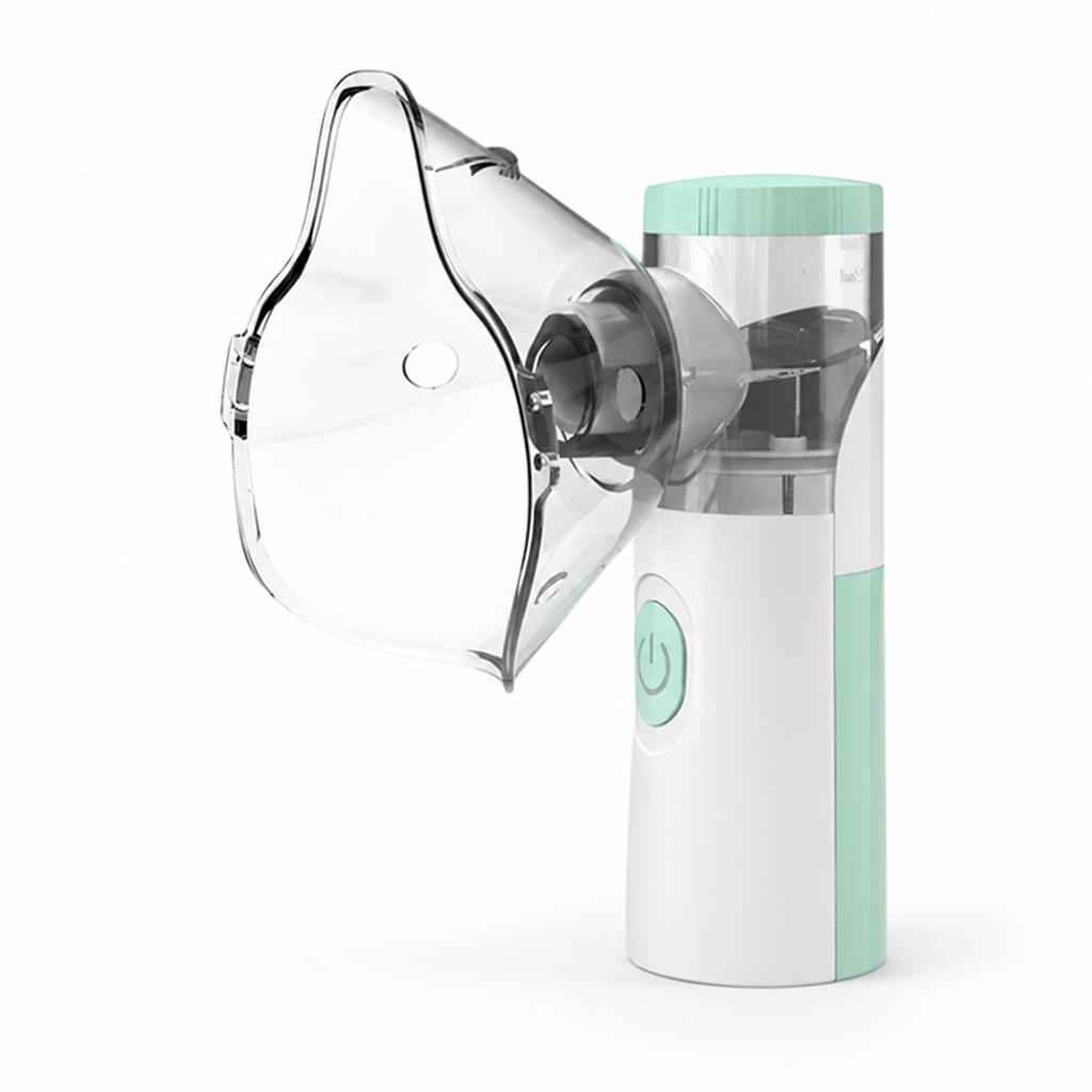 Portable Handheld Adjustable Nebulizer (Dual Mouthpieces)