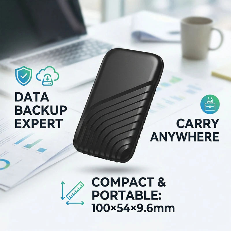Portable SSD USB-C High-Speed Data Transfer