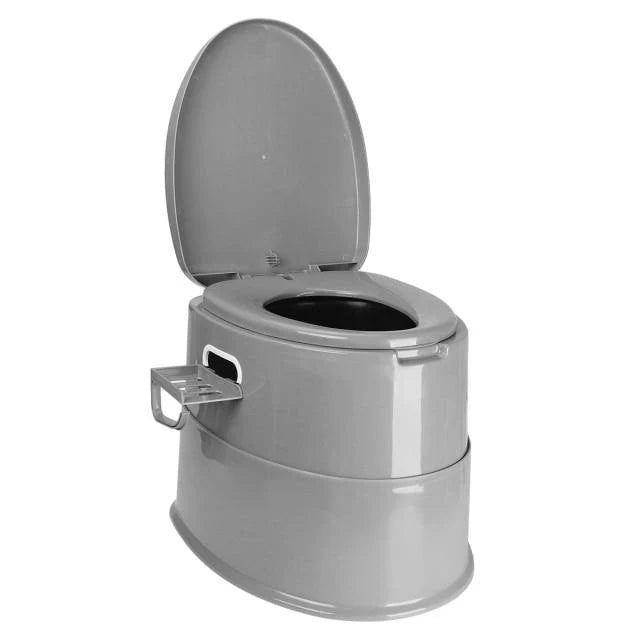 Portable Toilet Odor-Sealing Lid Bag-Compatible Design