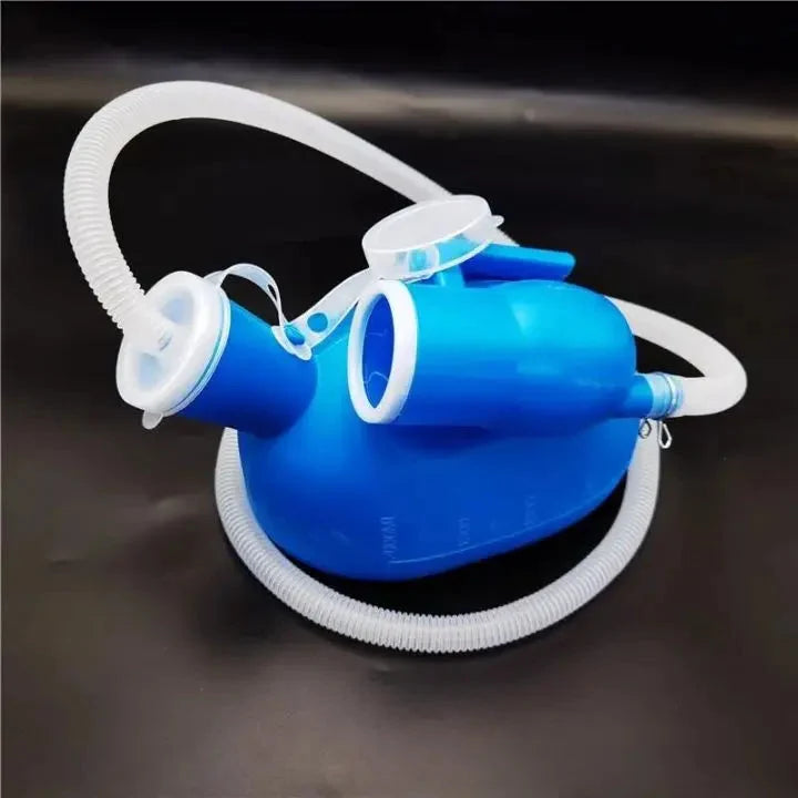 Portable Urinal Leak-Proof Lid 2L Capacity Flexible Hose