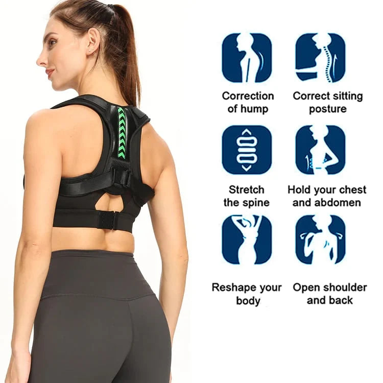 Posture Corrector Brace Adjustable Breathable Mesh