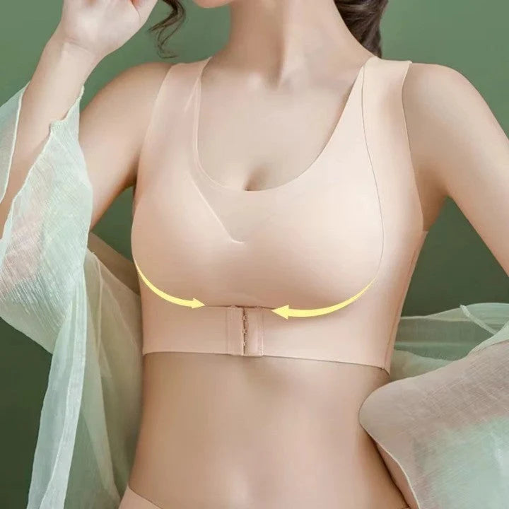 Posture Support Bra Adjustable Cross-Back Breathable Stretch Fit
