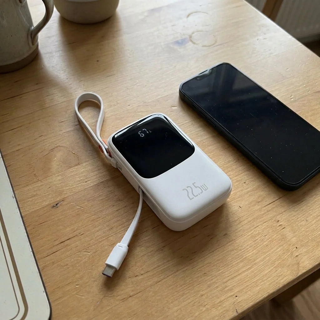 Power Bank 20W Fast Charging Compact Foldable Design