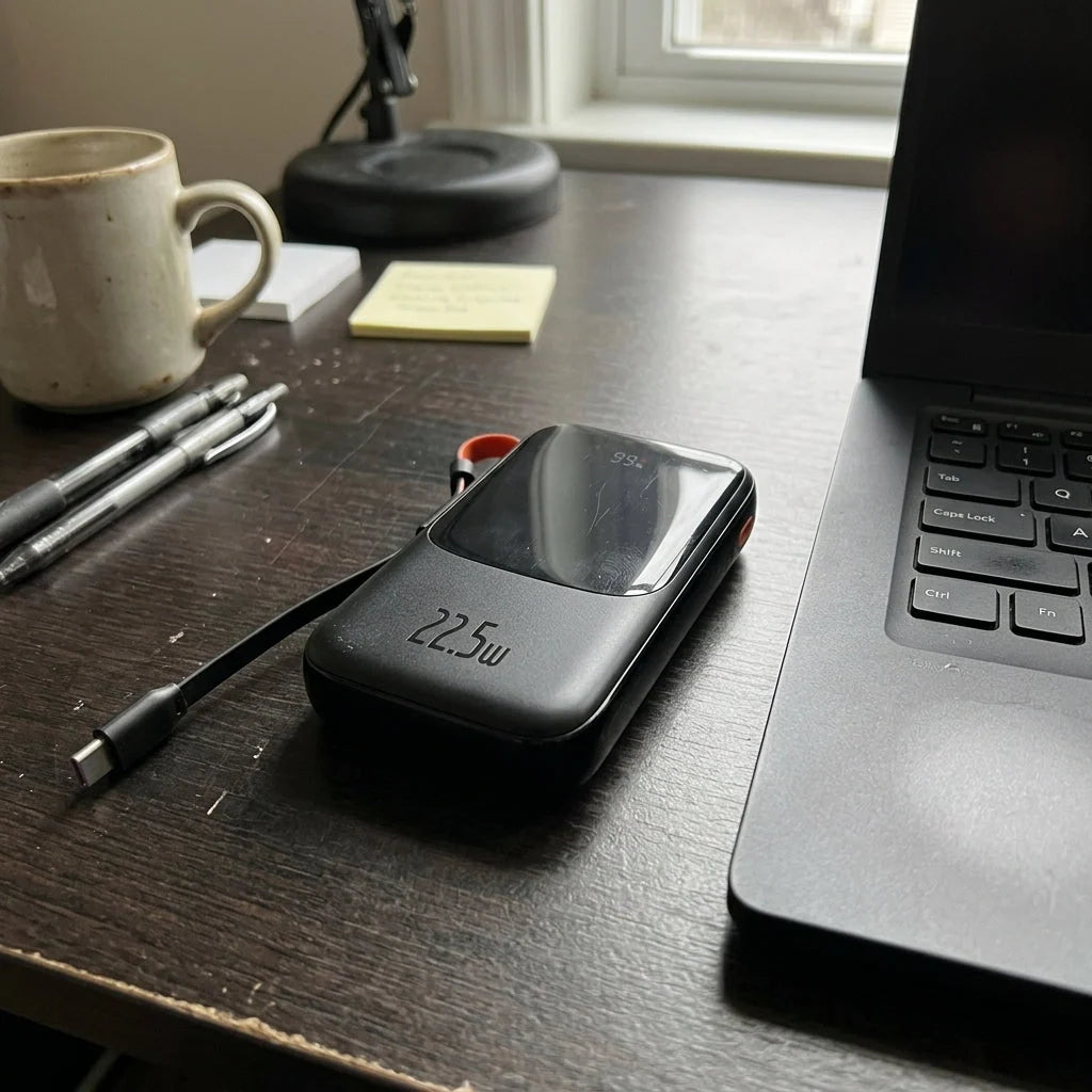 Power Bank 20W Fast Charging Compact Foldable Design