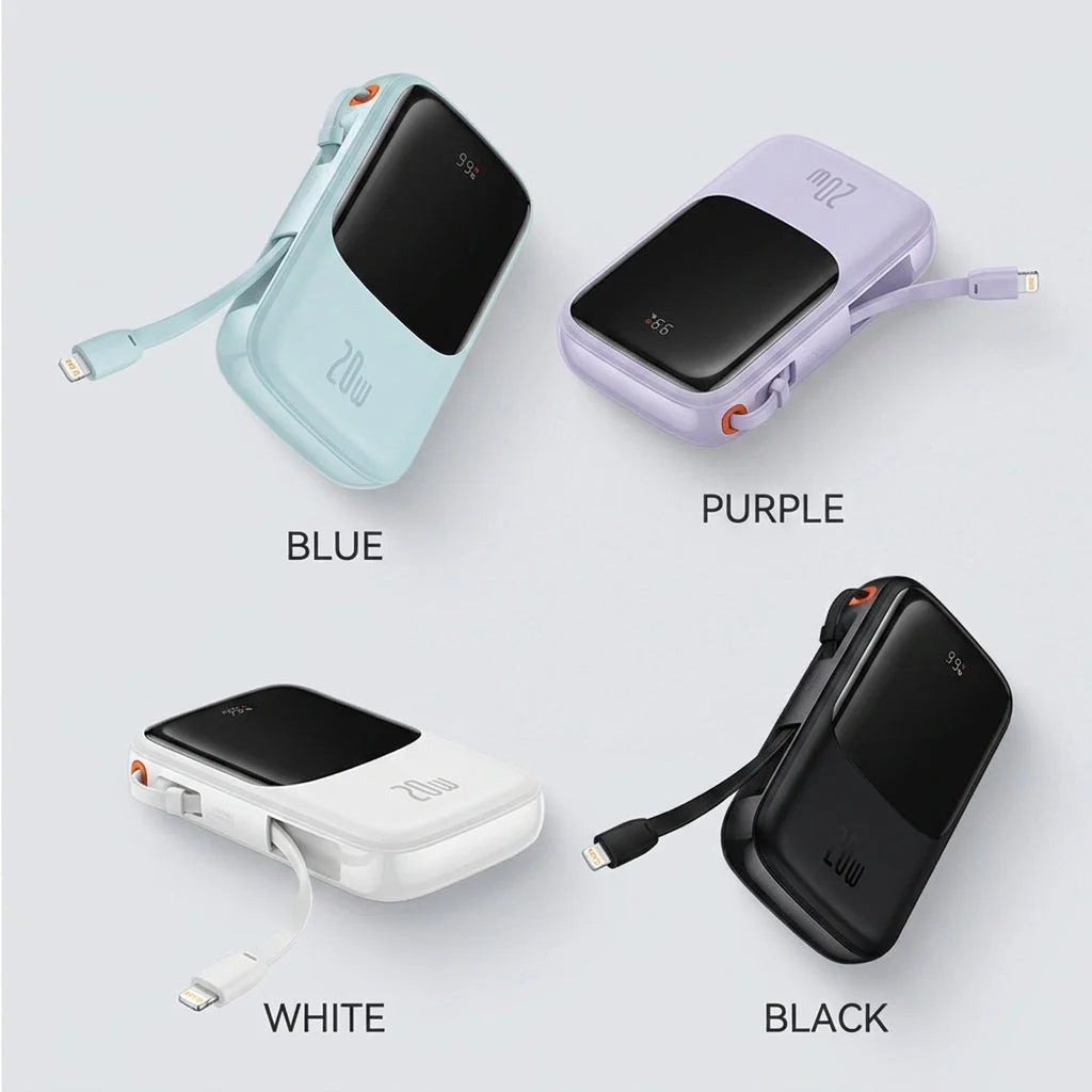 Power Bank 20W Fast Charging Compact Foldable Design