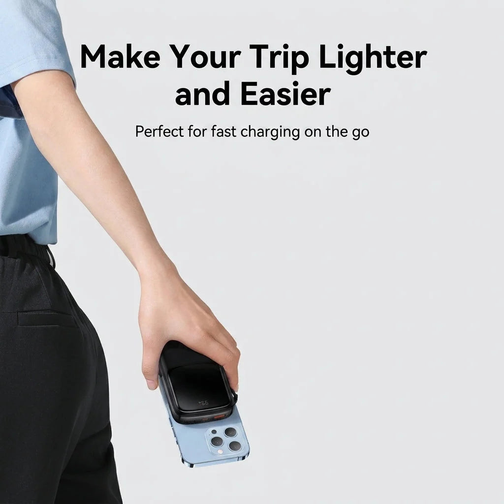 Power Bank 20W Fast Charging Compact Foldable Design