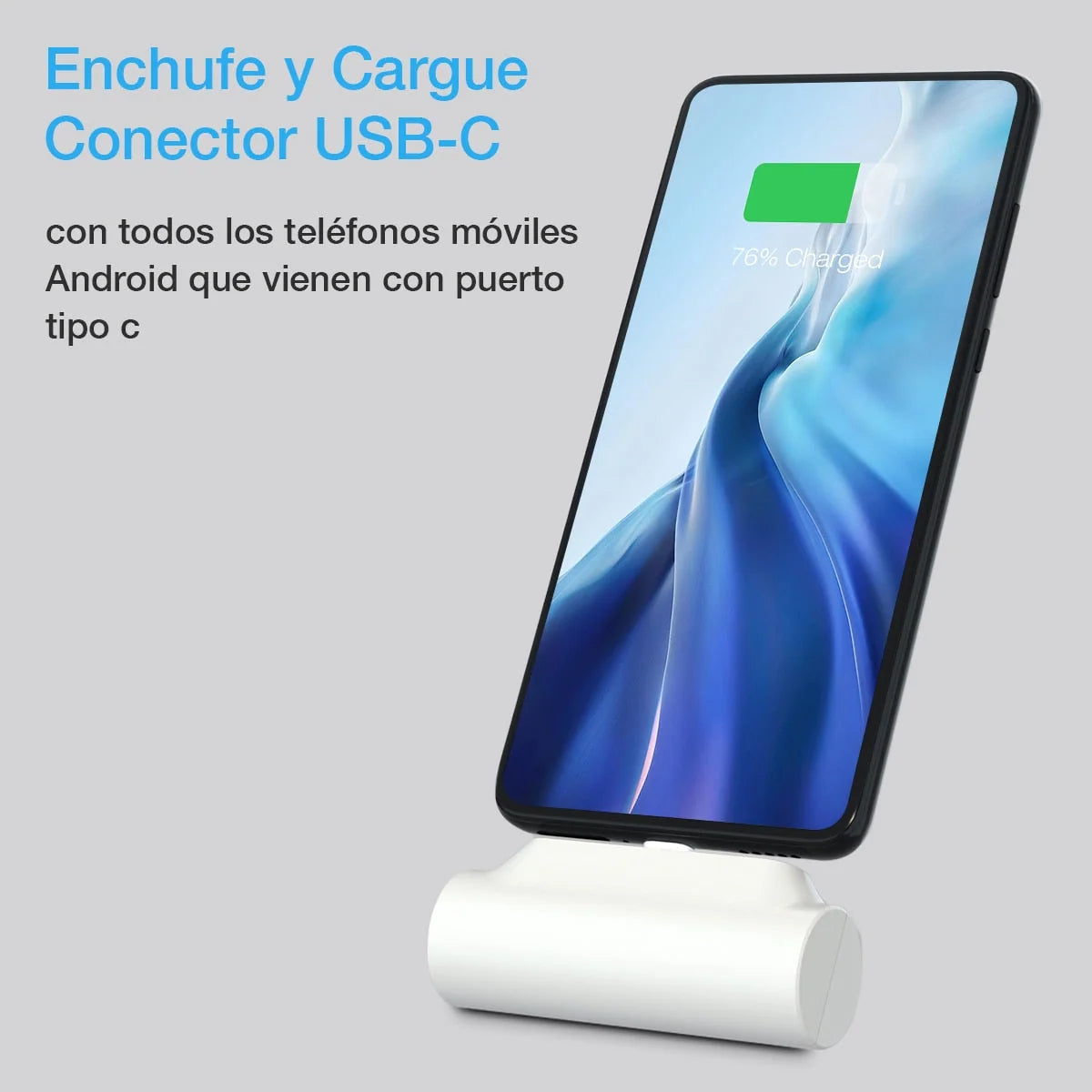 Power Bank Phone Holder Compact 15W Charging Stand