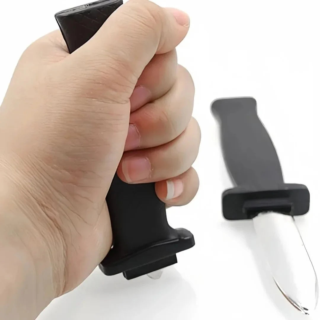 Prank Knife Prop Retractable Blade Lightweight Plastic Battery-Free