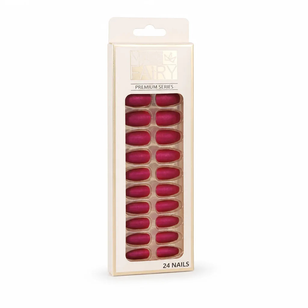 Press-On Nail Kit Reusable Jelly Gel Set of 24