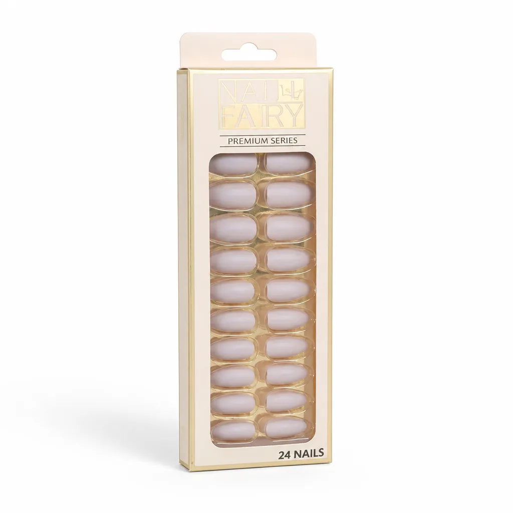 Press-On Nail Kit Reusable Jelly Gel Set of 24
