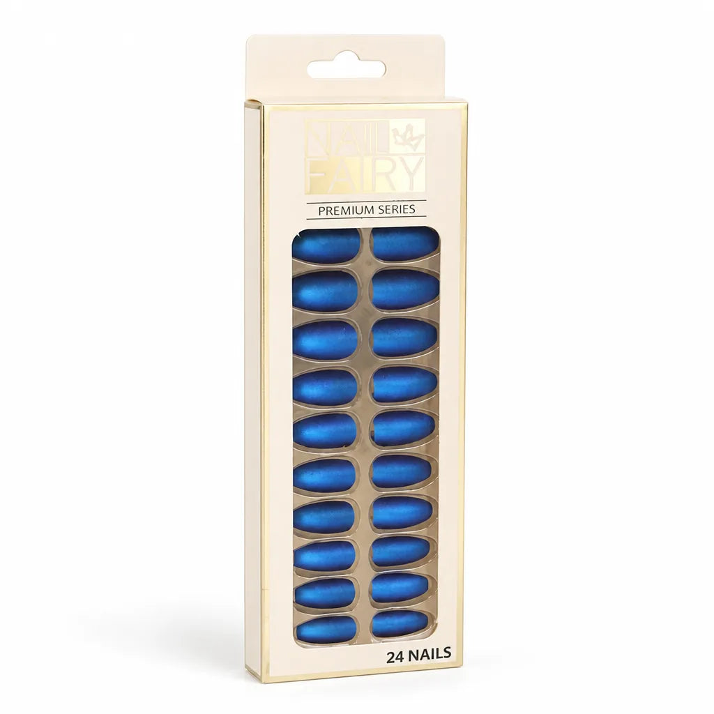 Press-On Nail Kit Reusable Jelly Gel Set of 24